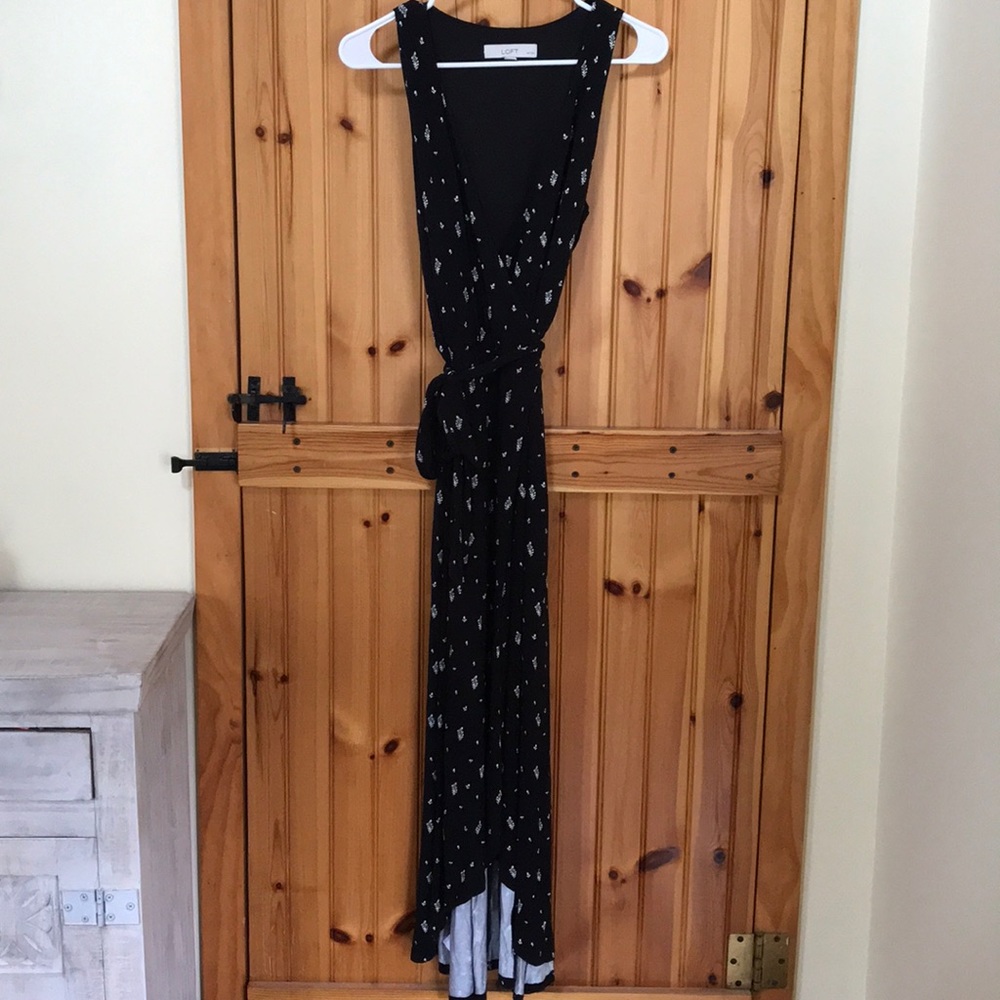 True wrap maxi dress